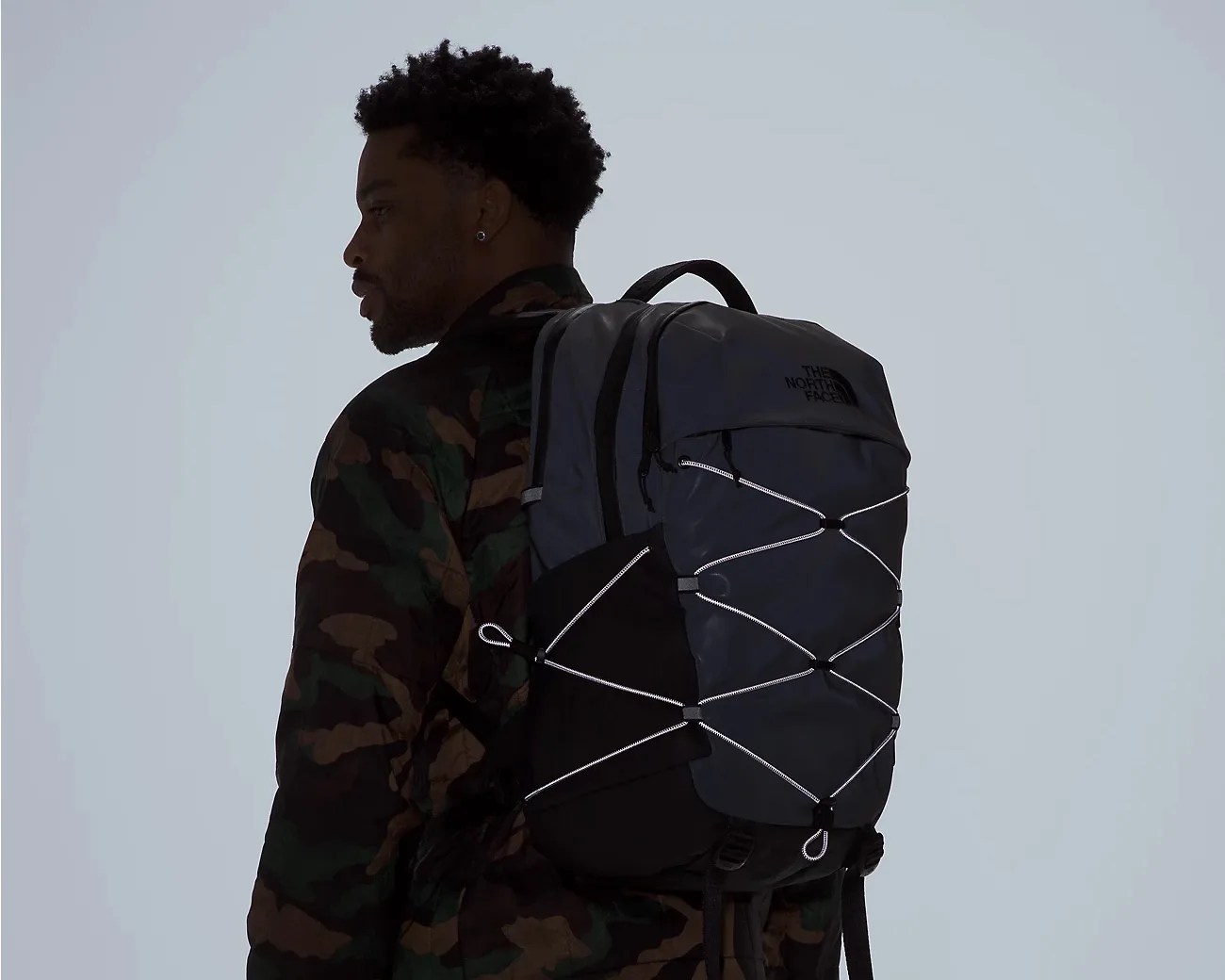 black backpack