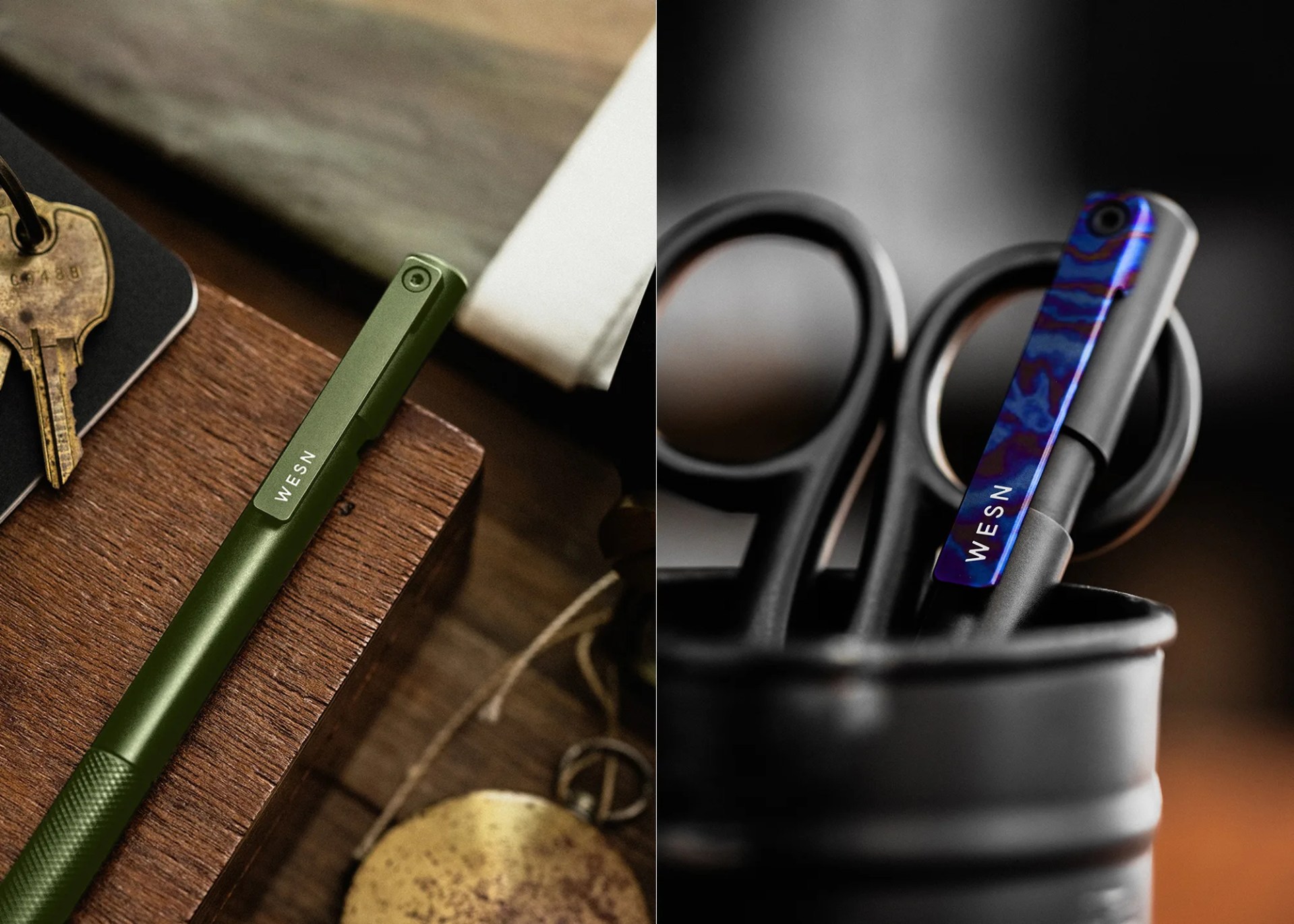 wesn-bard-od-green-and-damascus-steel-clip
