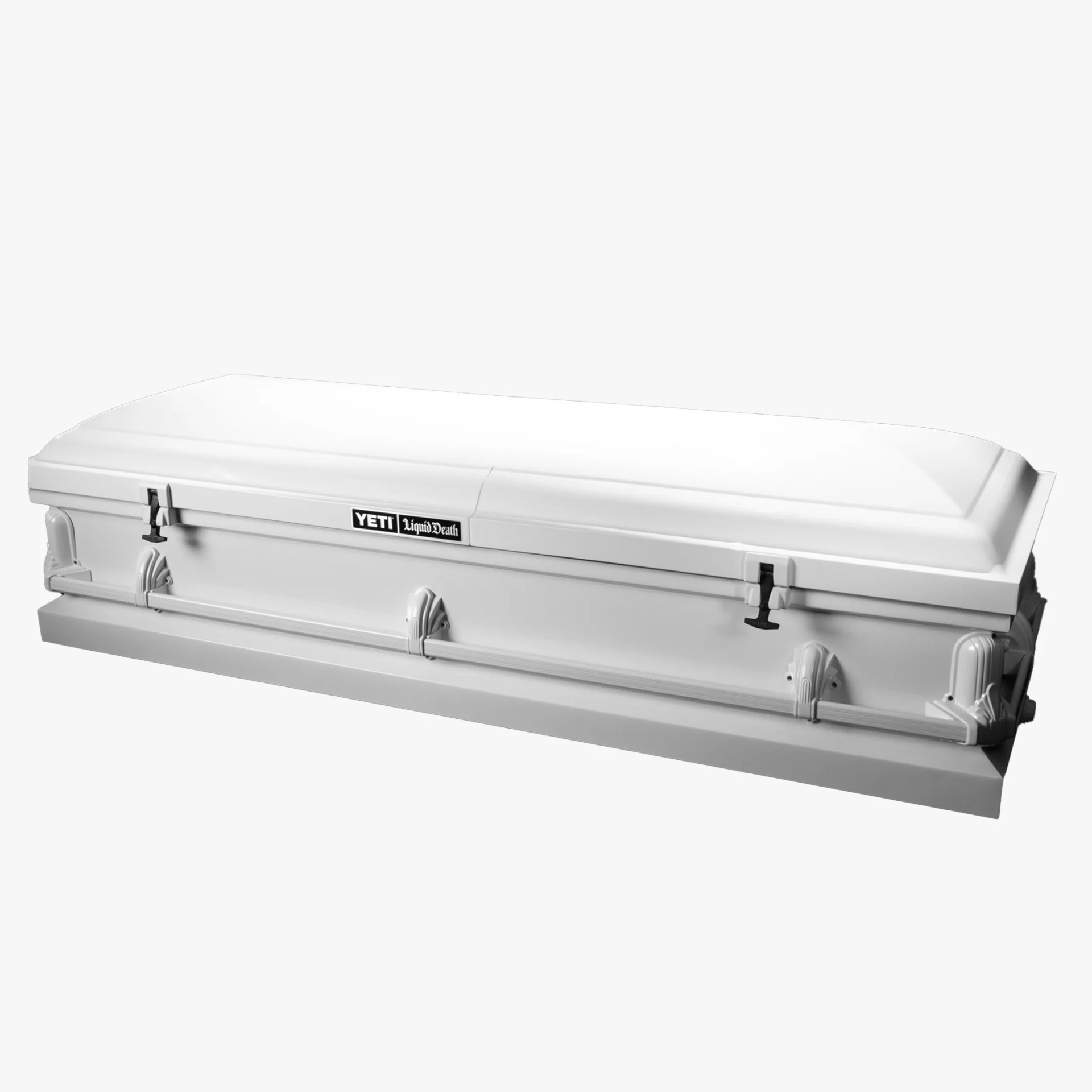 yeti x liquid death casket cooler