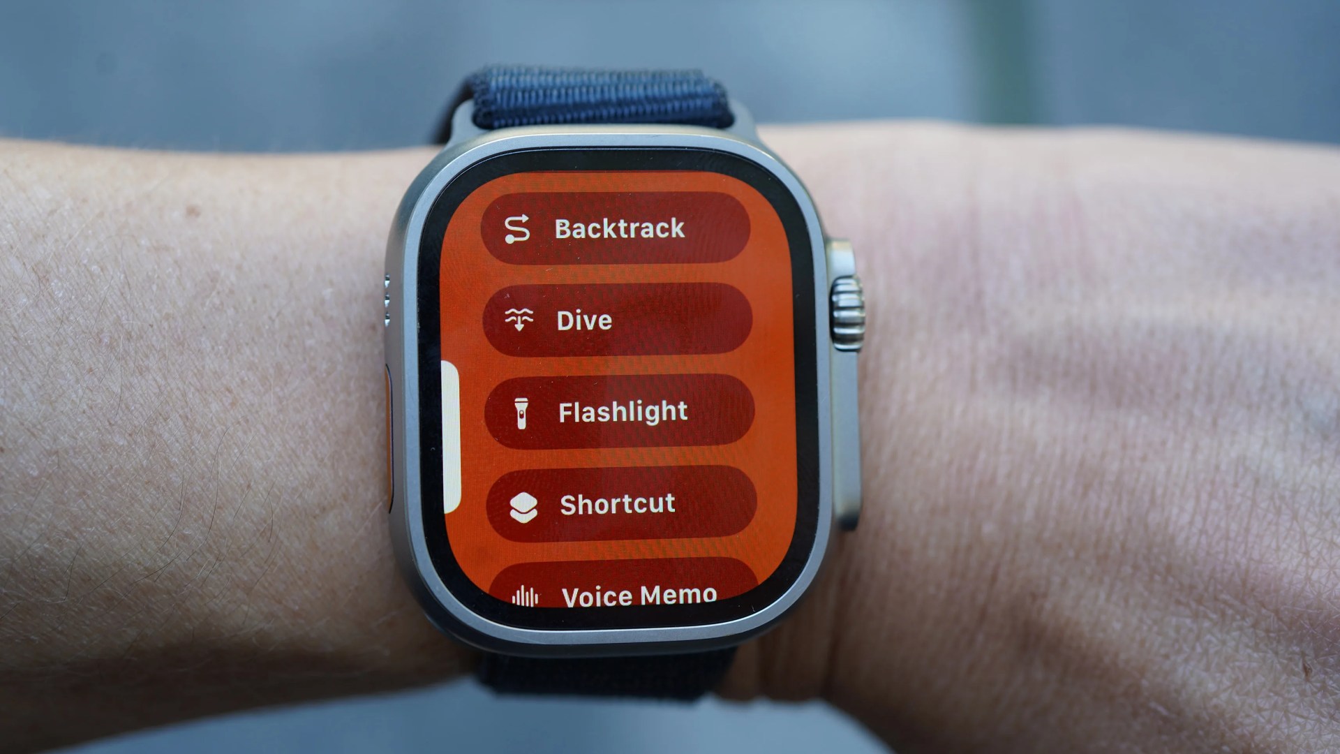 Apple Watch Ultra quickly change Action Button