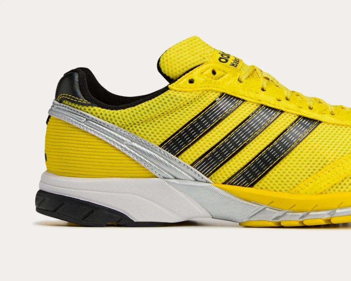 yellow adidas running shoes