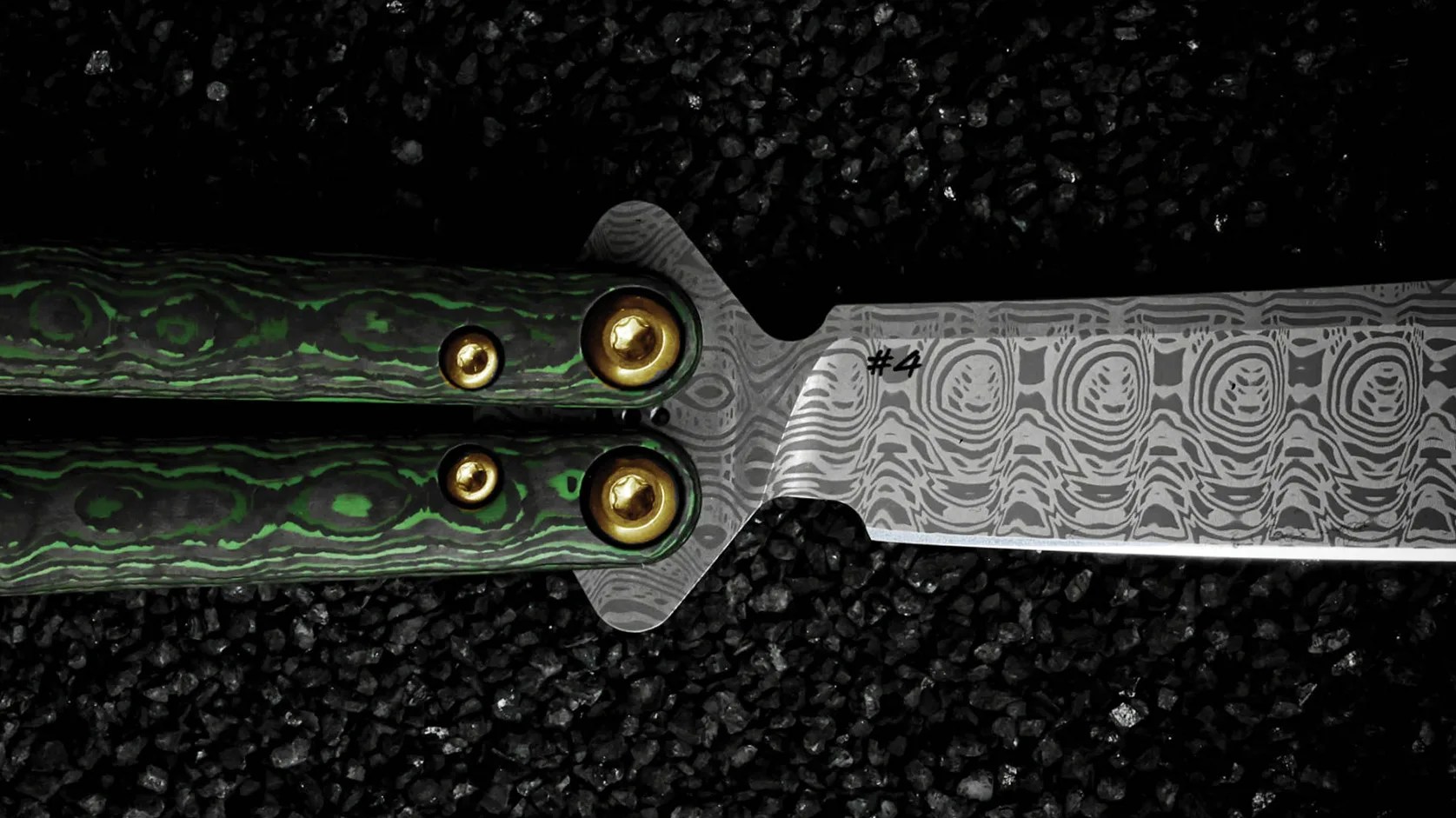 benchmade-necron-carbon-fiber-damasteel-jungle-wear-green