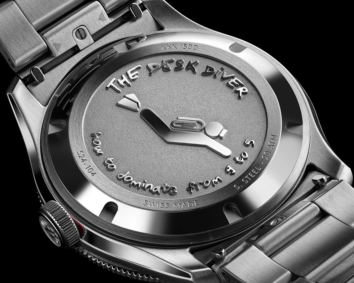 Christopher Ward watch caseback