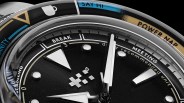 closeup of a christopher ward watch dial