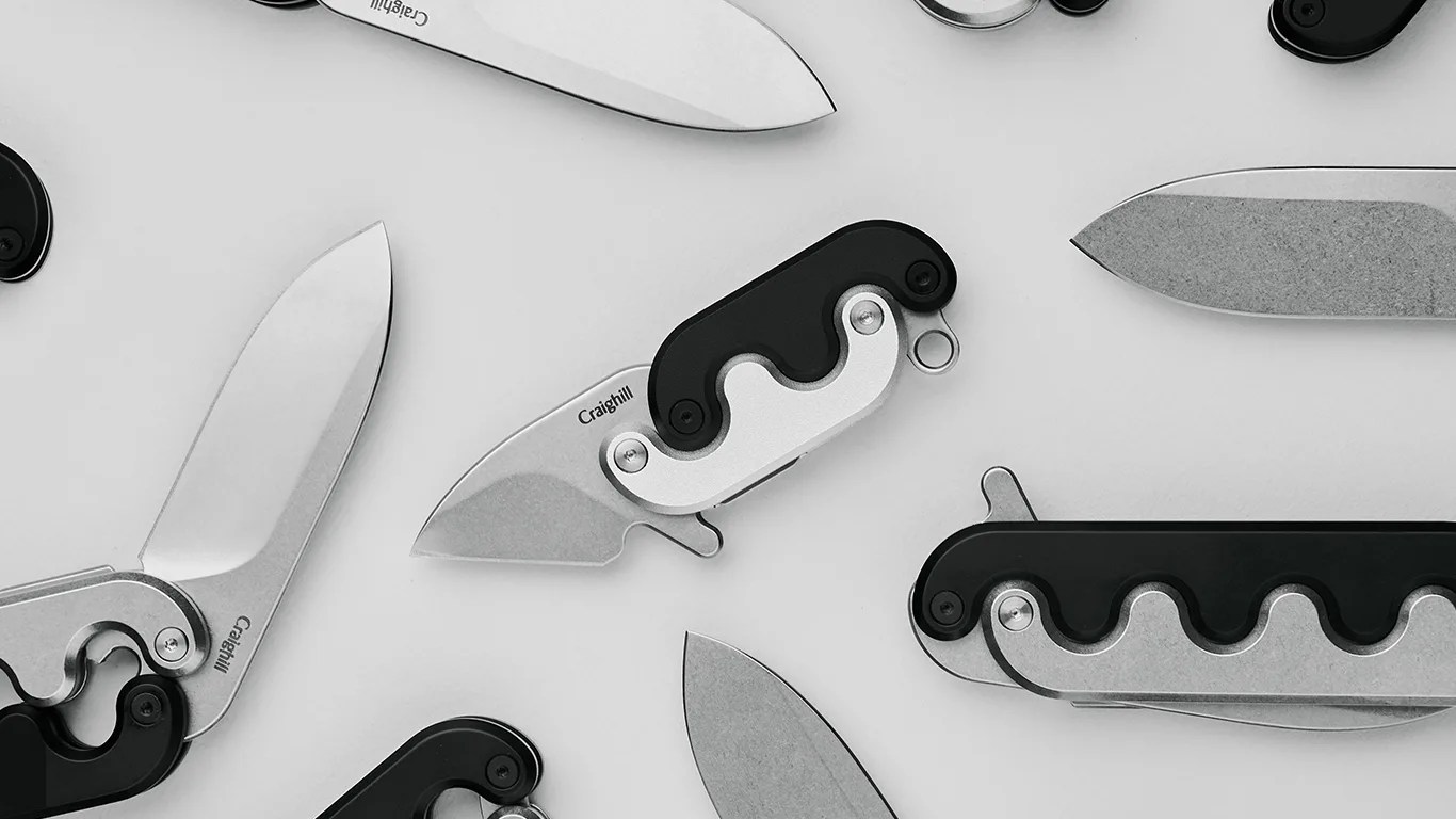 craighill knives on a table