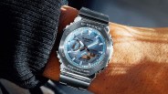 g shock watch on a mans wrist