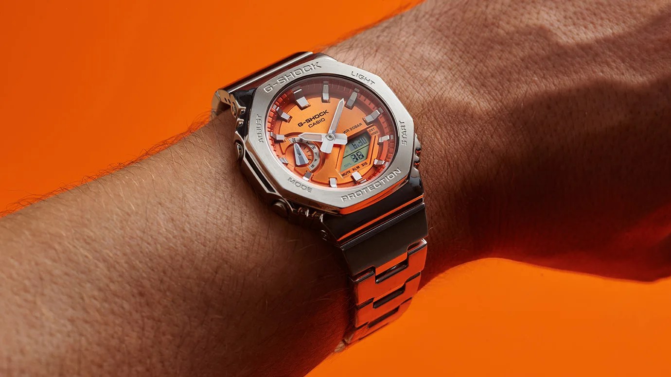 watch on wrist
