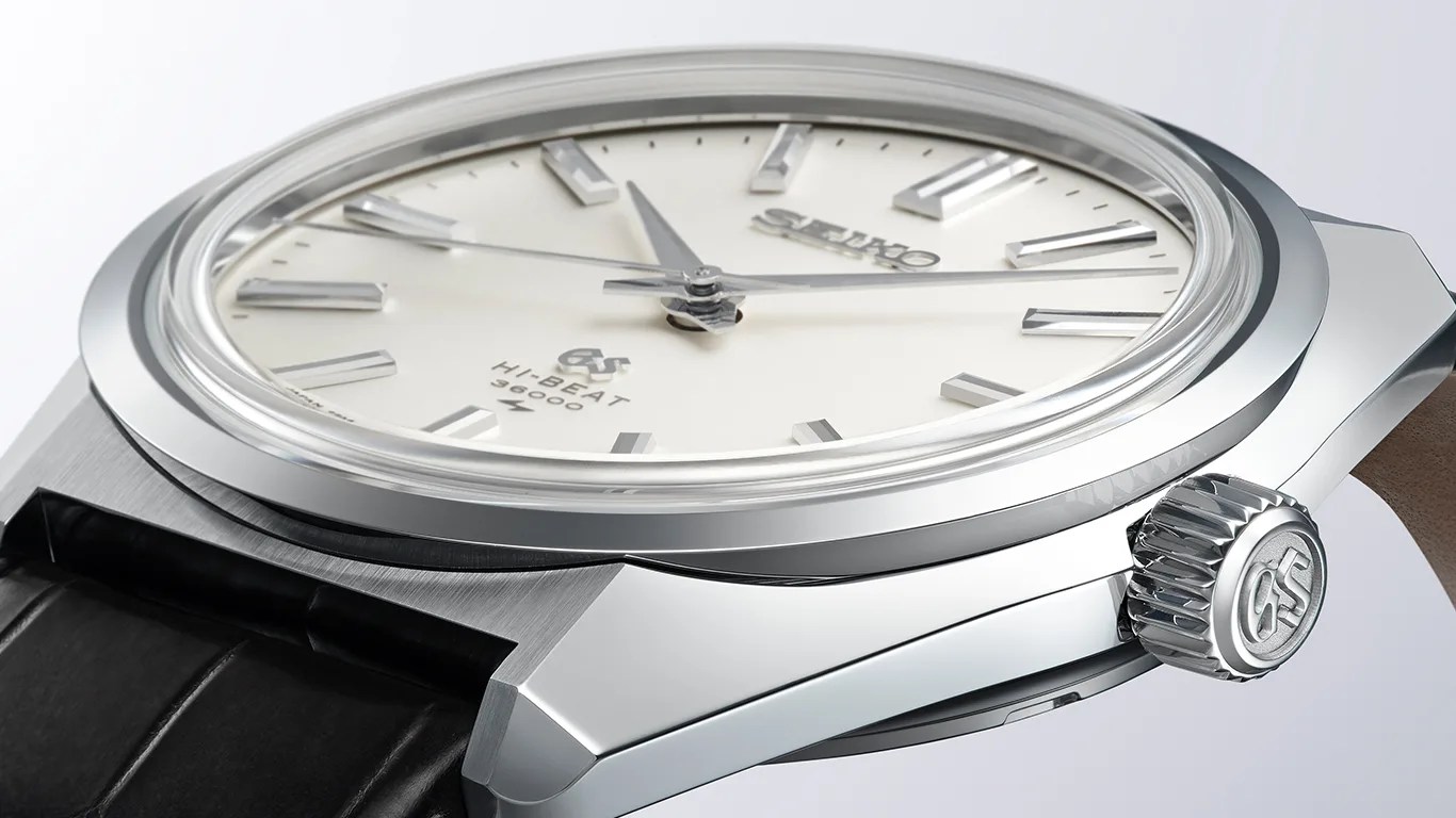 grand seiko watch closeup
