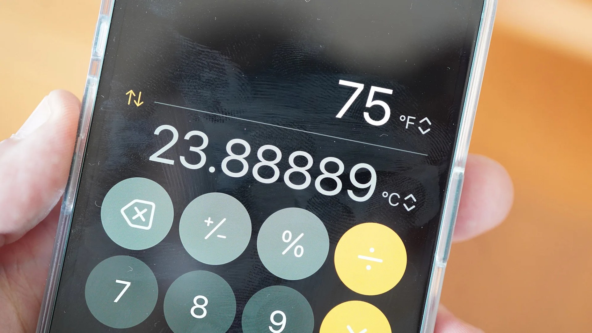 iOS 18 Calculator conversions
