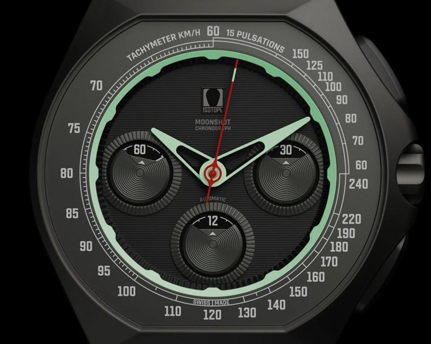 an isotope watch dial