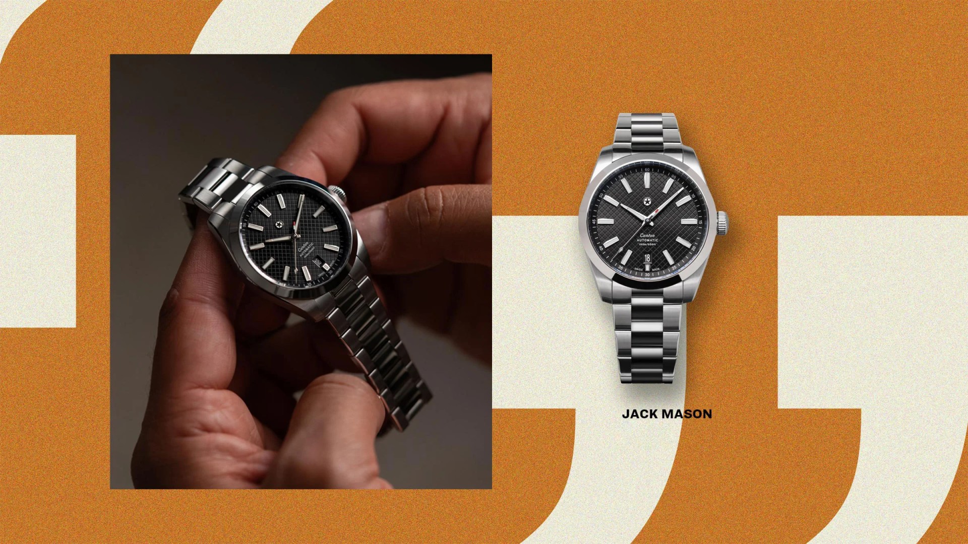 watch on wrist
