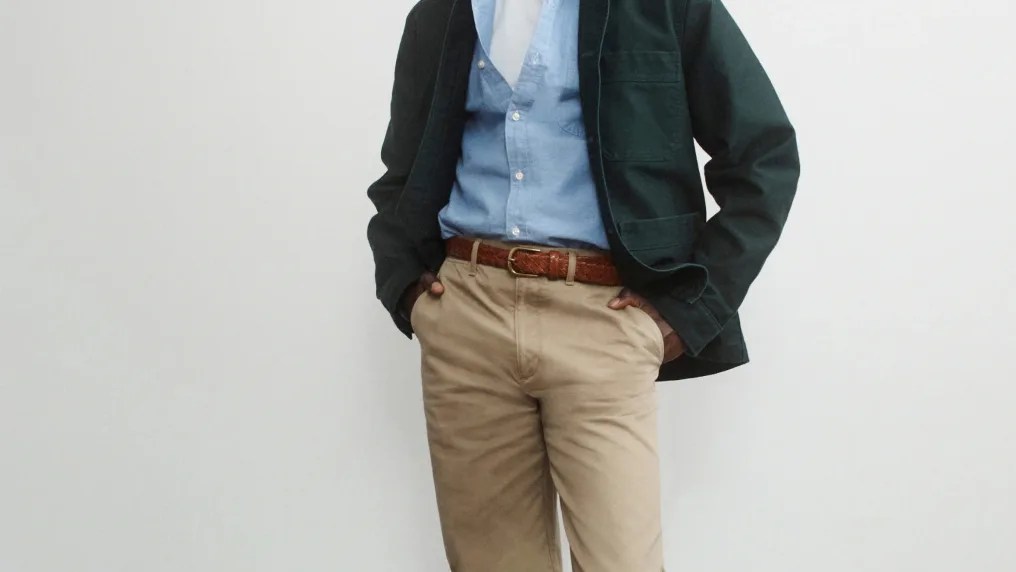 khaki chinos