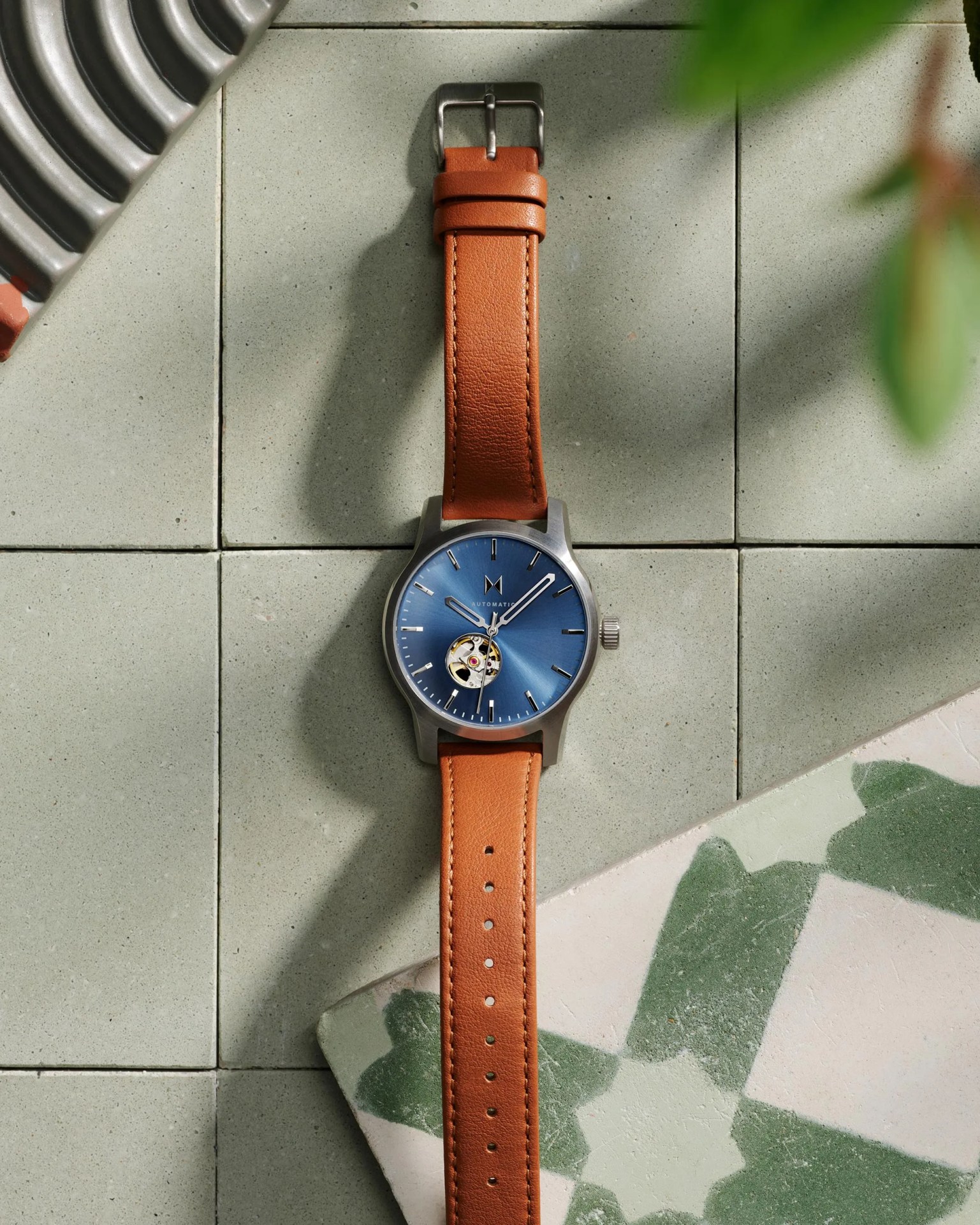 watch on tiles