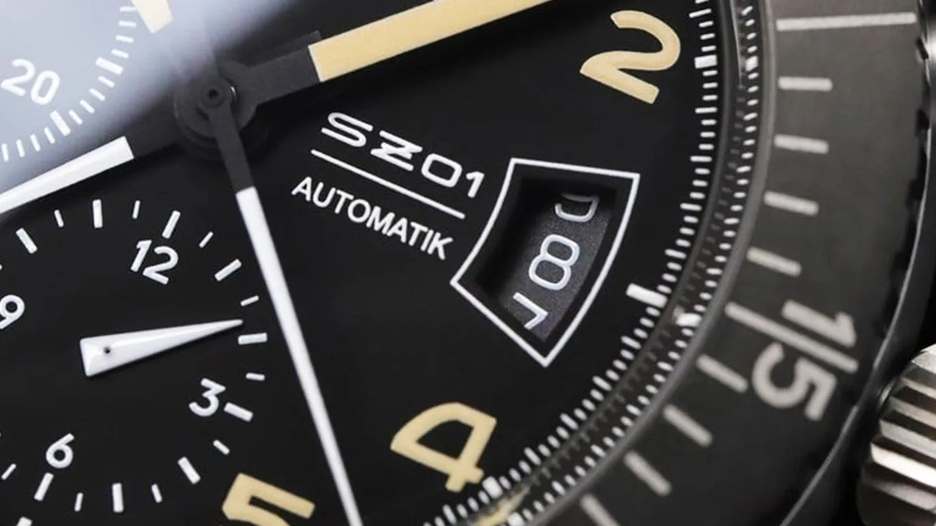 sinn watch dial closeup