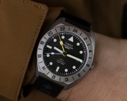 timex watch on a mans wrist