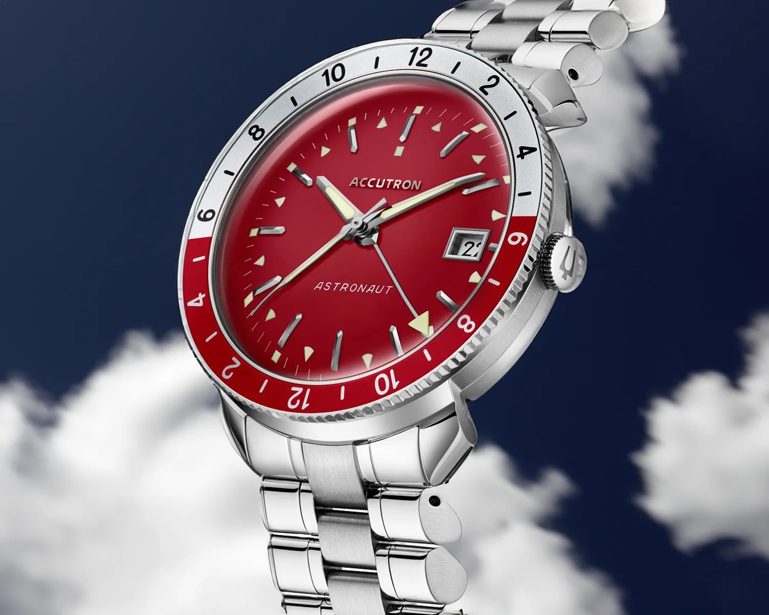 accutron watch in the sky