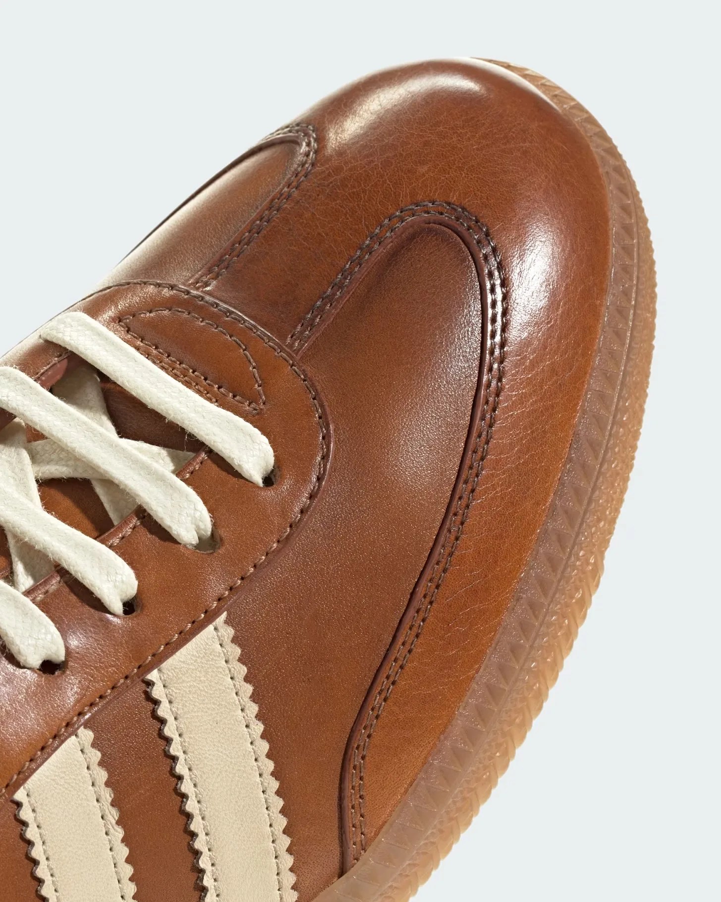 tan leather adidas sneakers