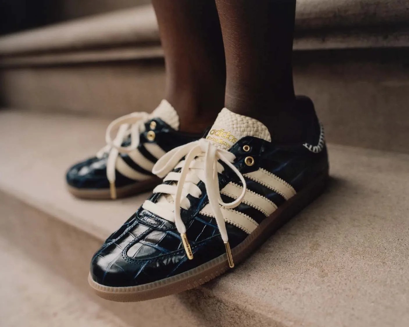 blue adidas sneaker