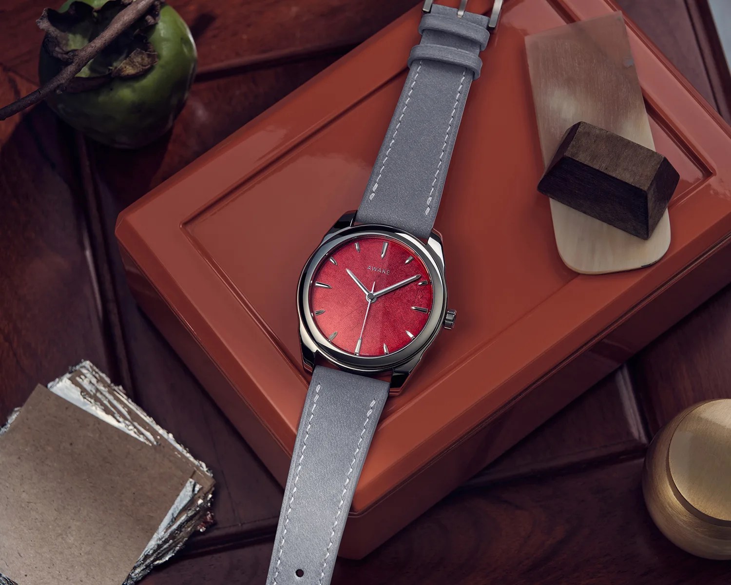 an Awake Watch on a tale