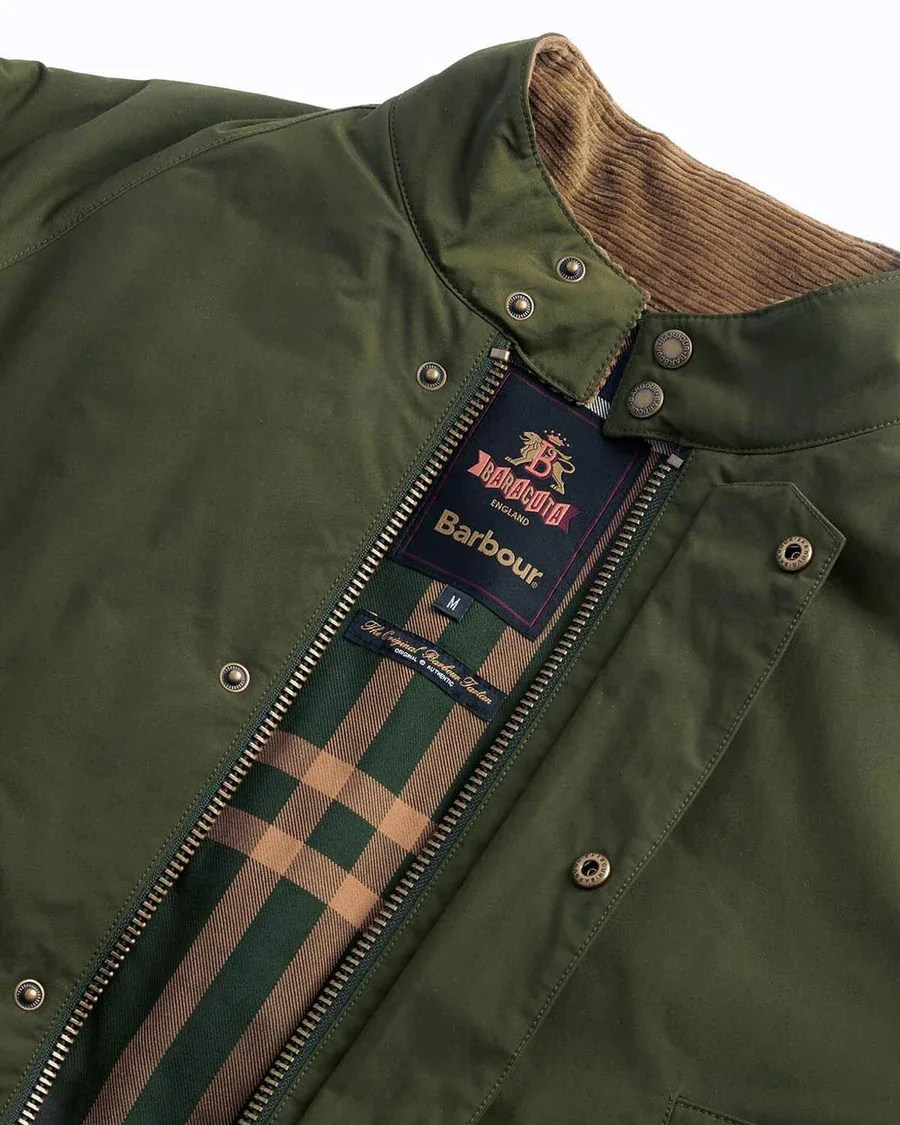 Barbour and Baracuta jacket