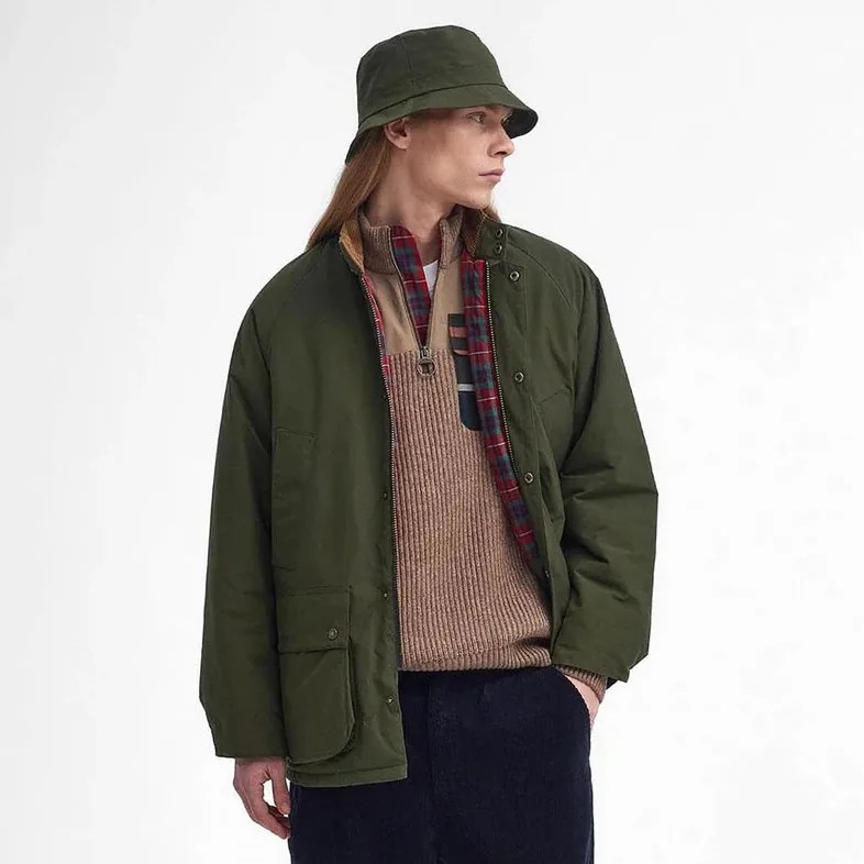 Barbour and Baracuta jacket