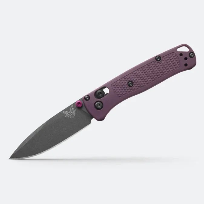benchmade mini bugout dark purple grivory product