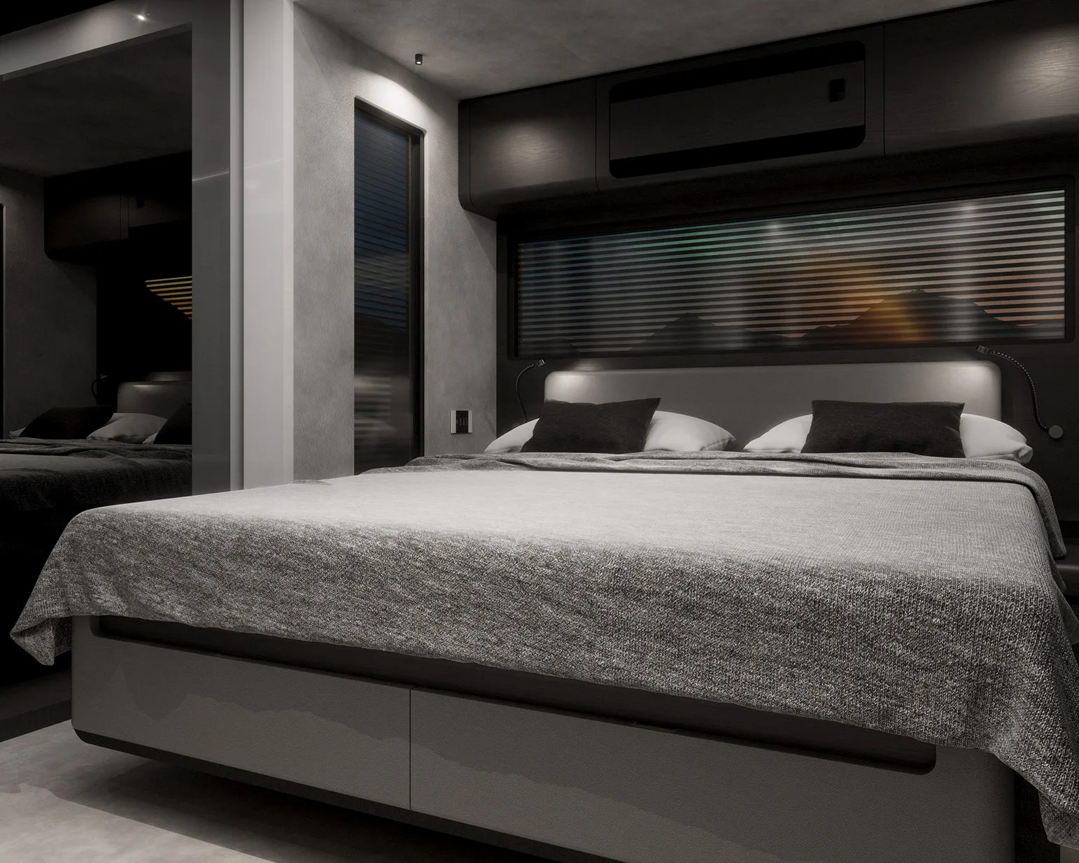 luxurious motorhome