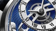 closeup of a christopher ward bel canto watch dial