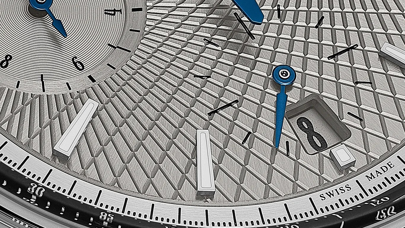 closeup of a czapek watch dial