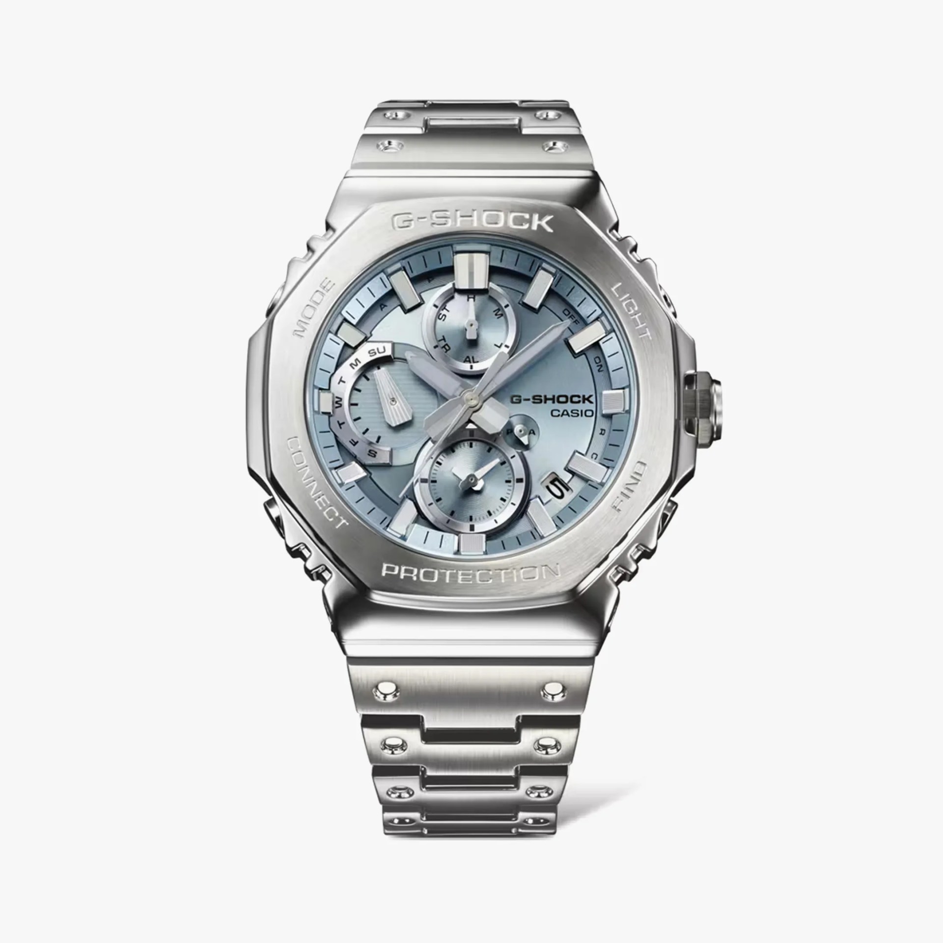 metal g-shock watch