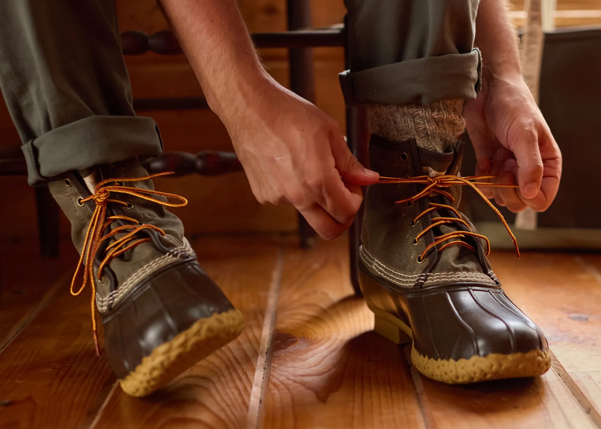 kahan bean boots lace-up