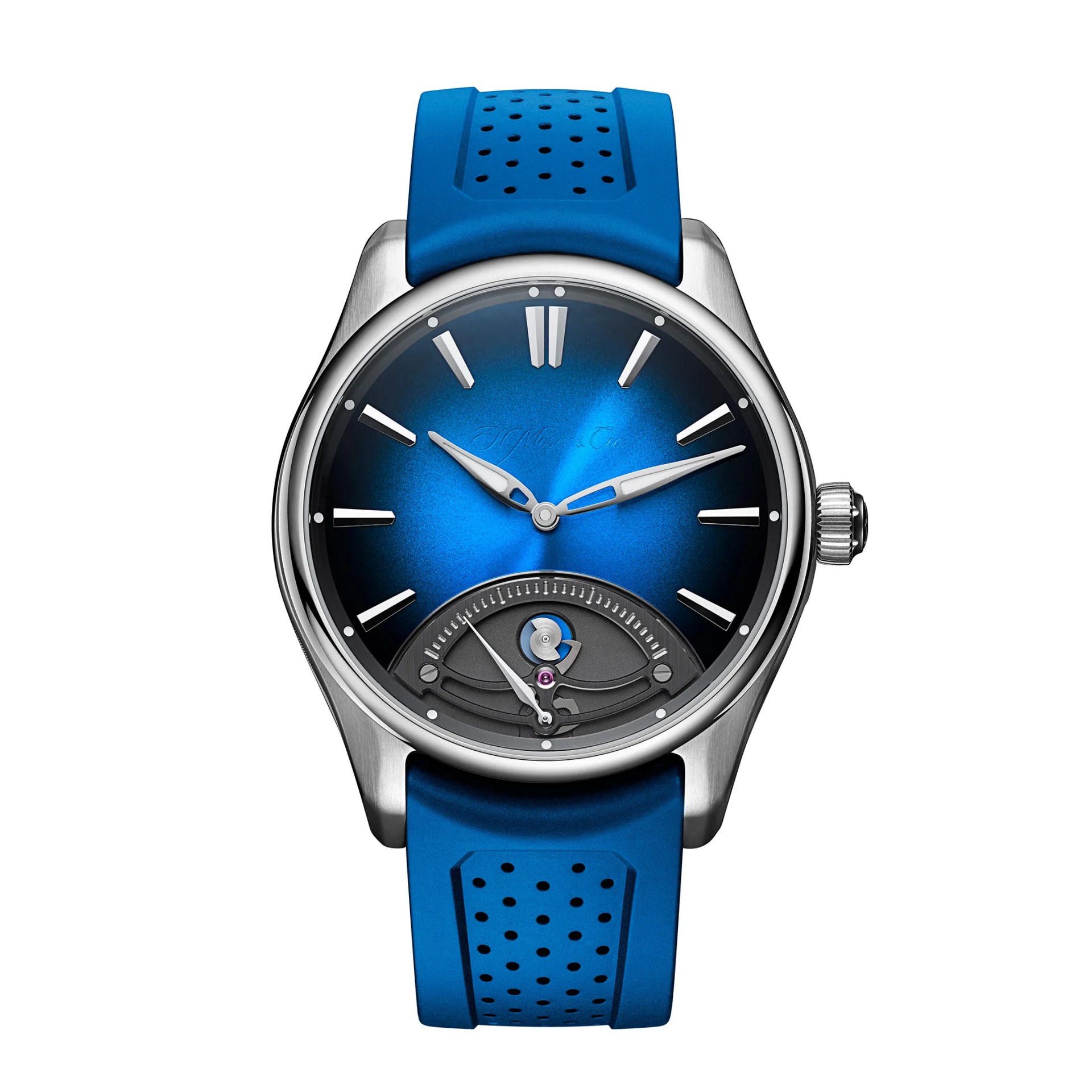 blue moser watch