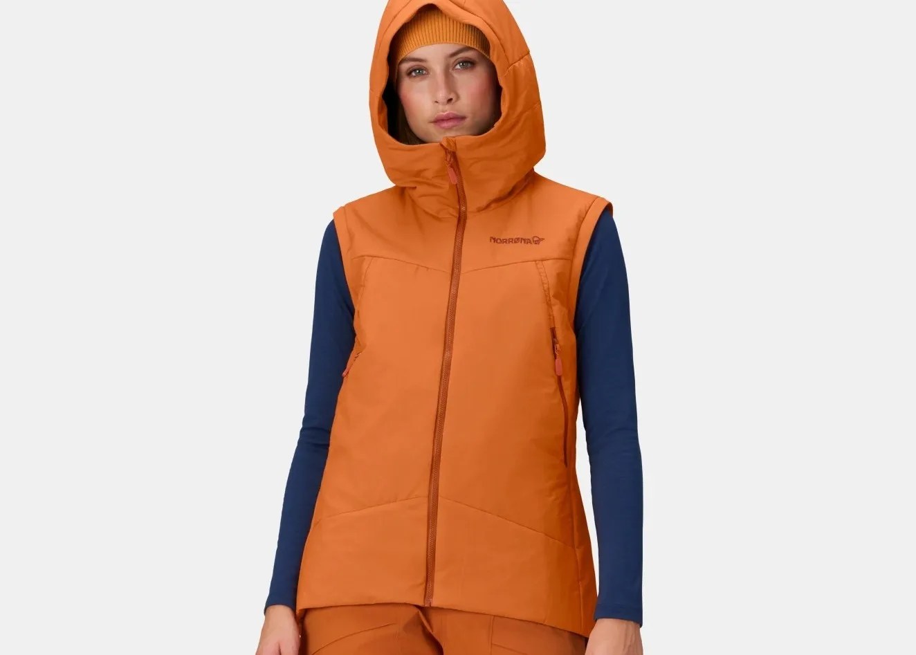 norrona womens møre thermo60 aero200 jacket sleeveless