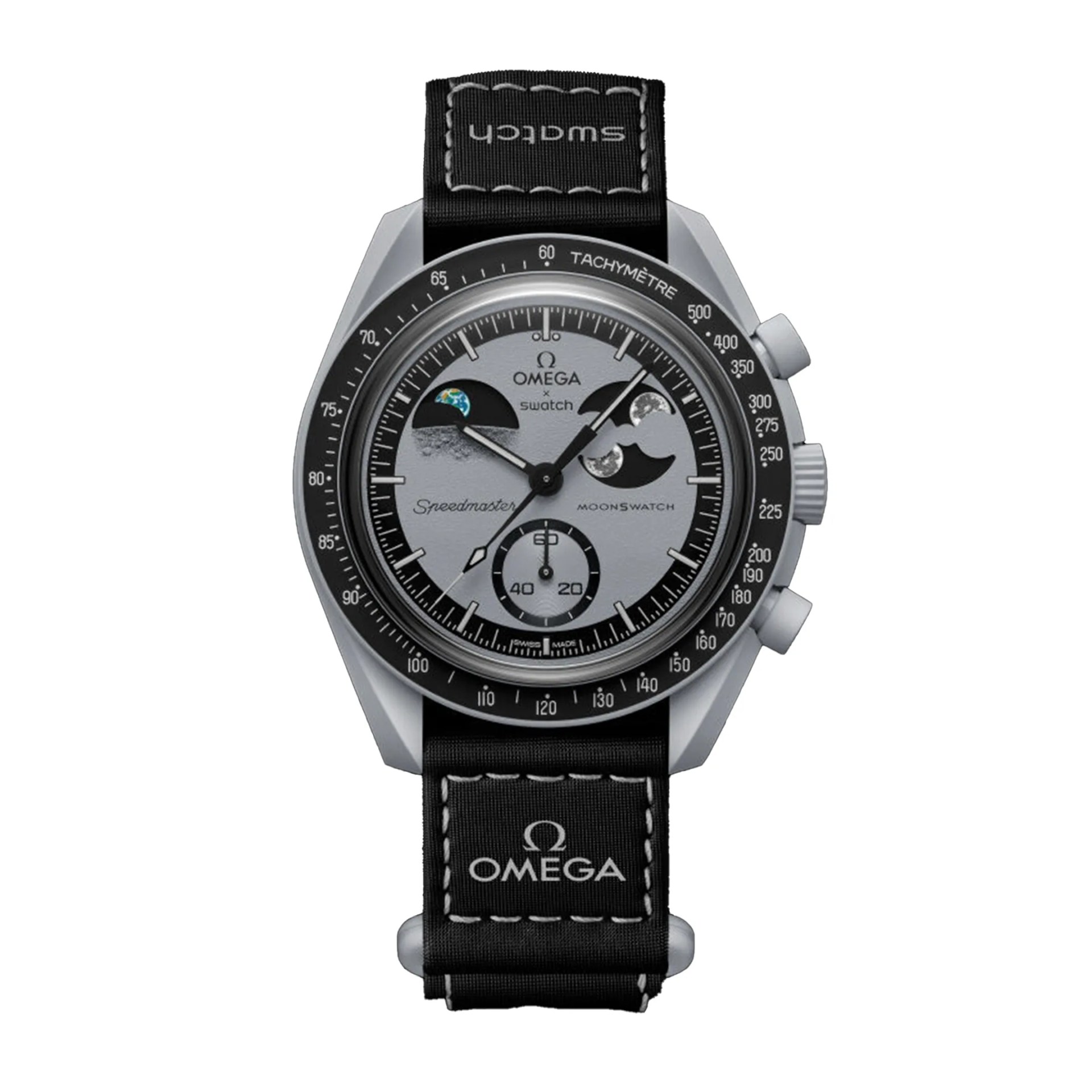 a swatch moonswatch watch