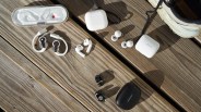 Open wireless earbud lead