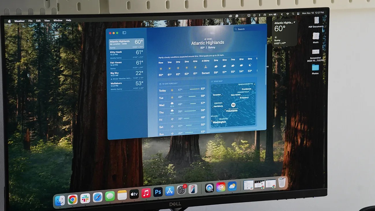 mac weather widget app new feature