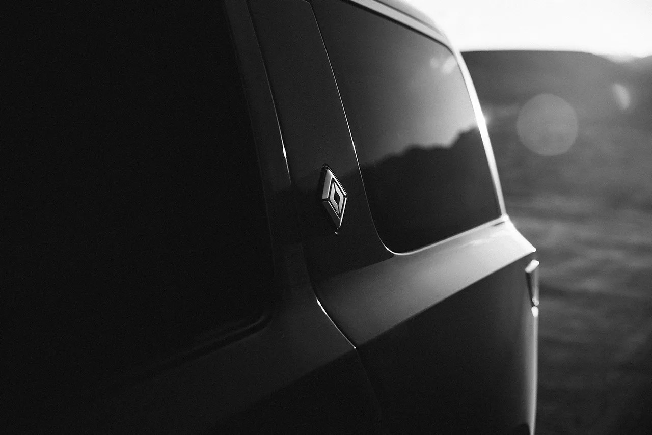 rivian logo on side of suv