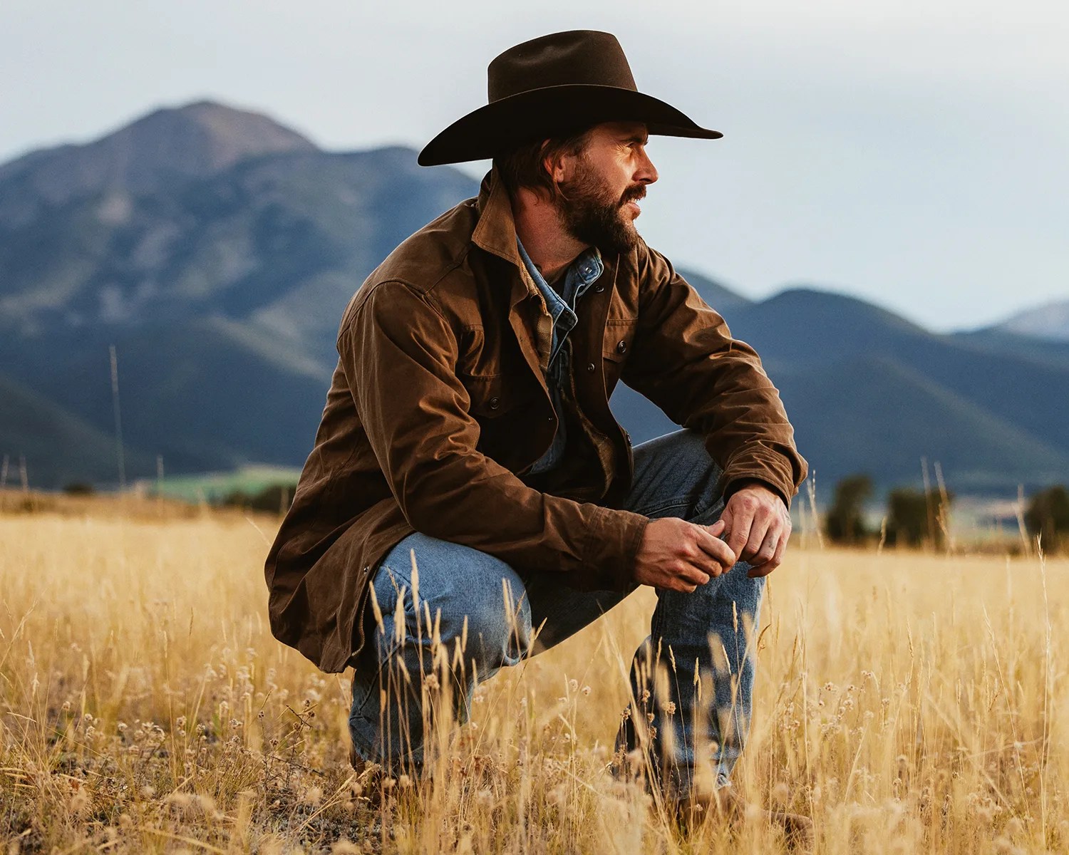 Ariat Yellowstone Herder Waxed Shirt Jacket hero