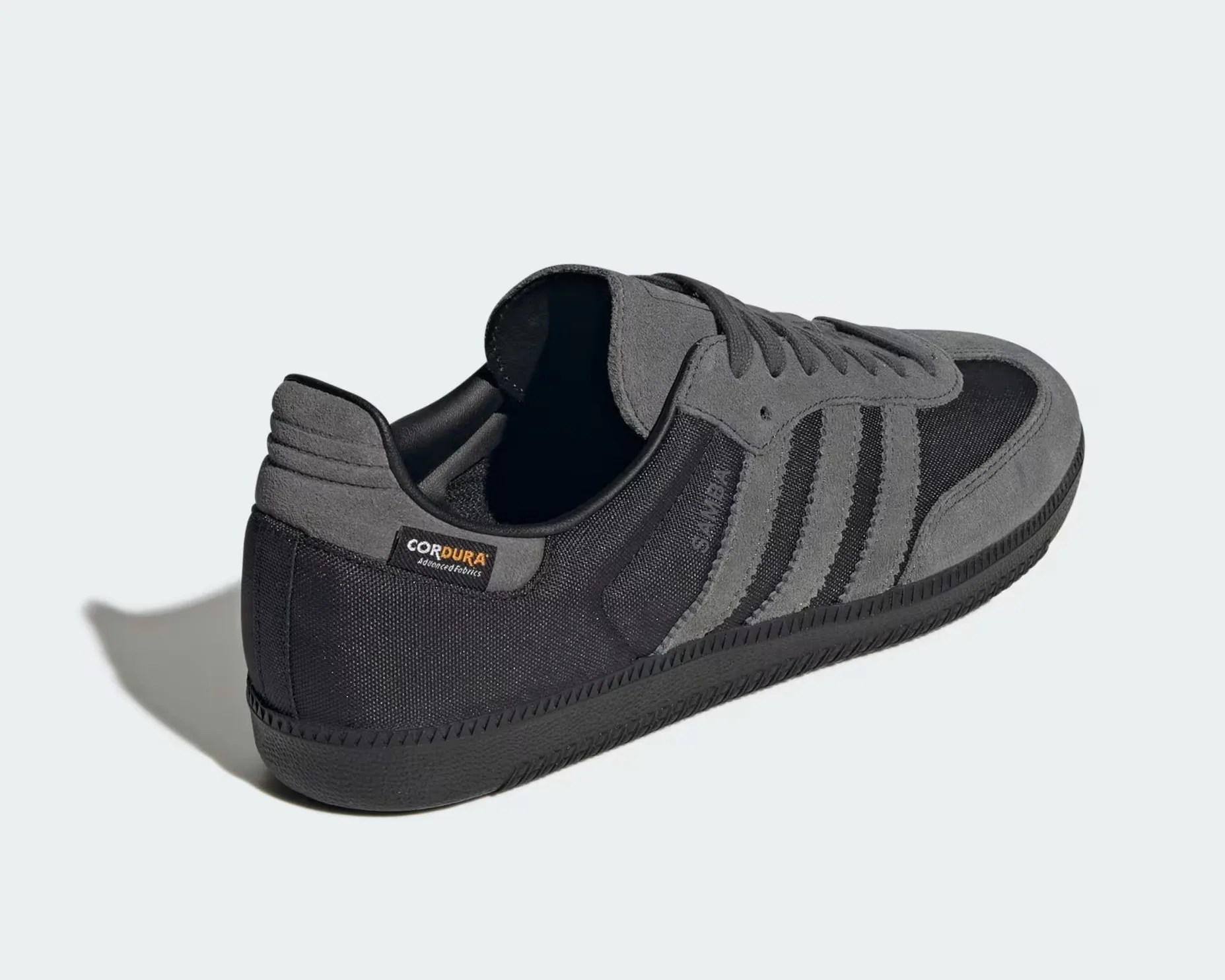 black adidas samba cordura