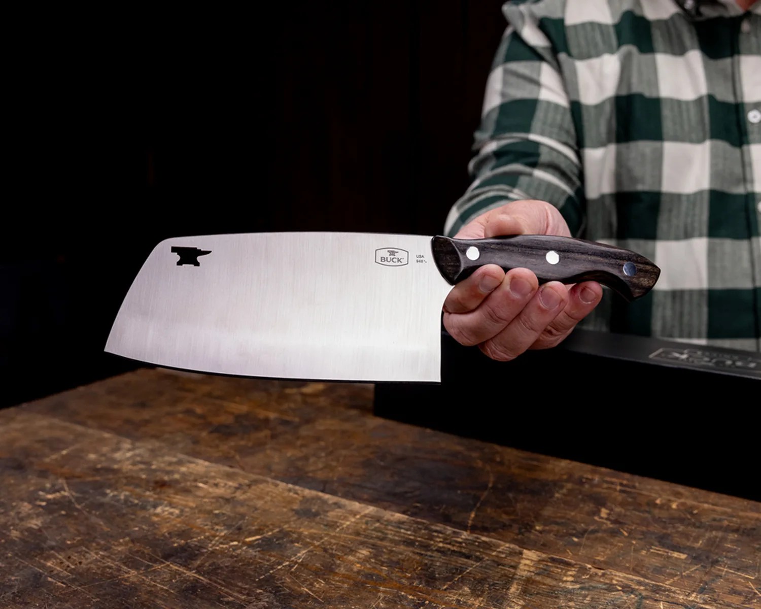 buck knives vegetable cleaver full