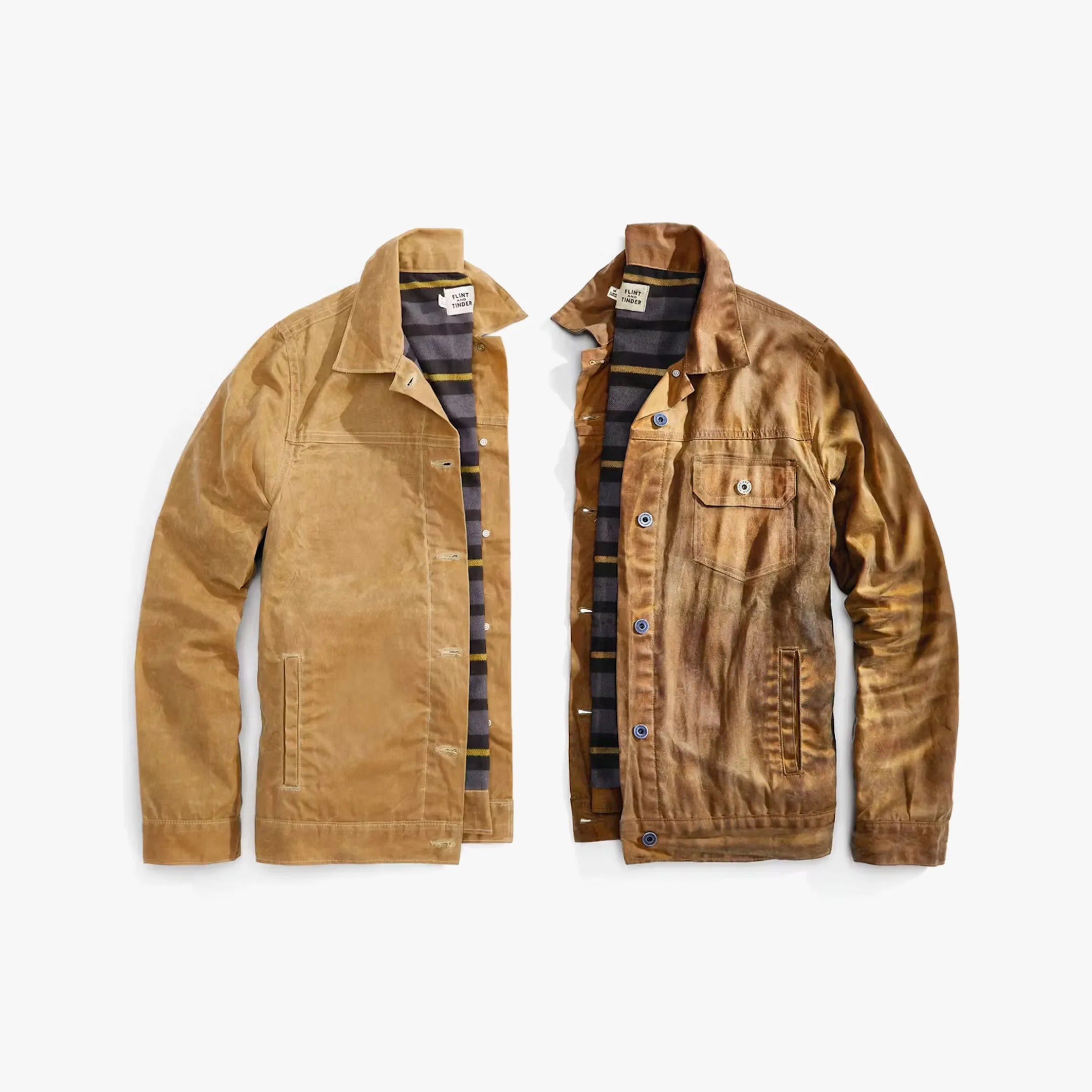 waxed trucker jacket