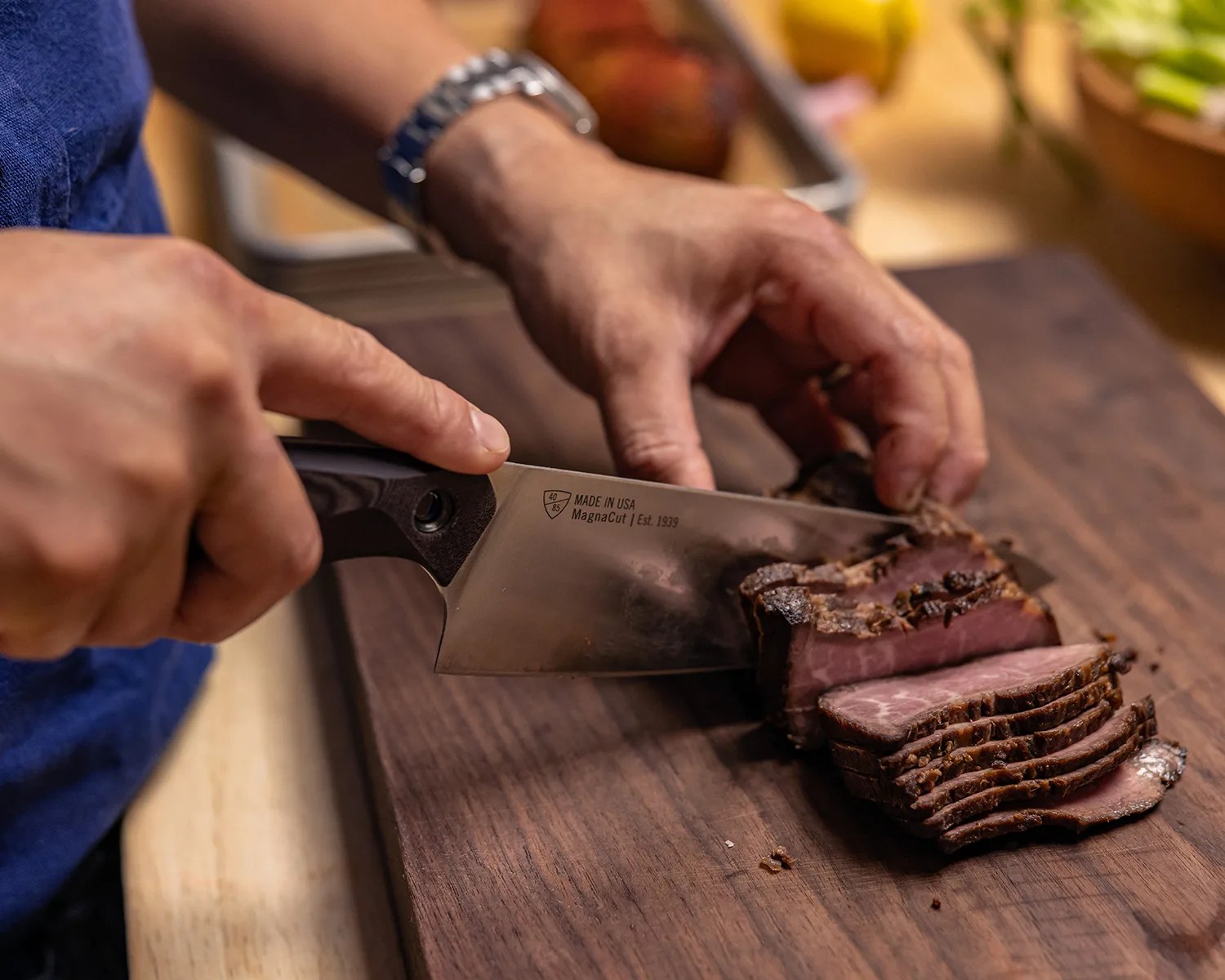 gerber gear chef knife action