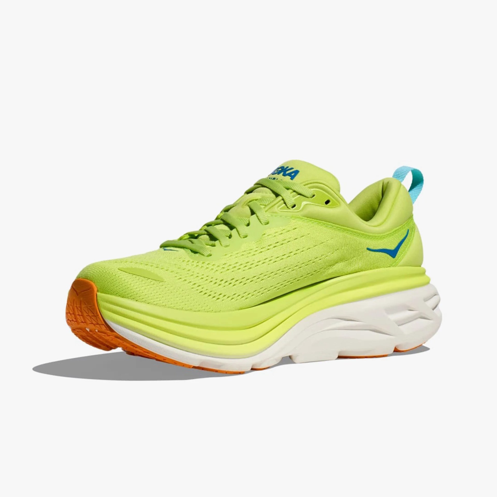 yellow hoka shoe