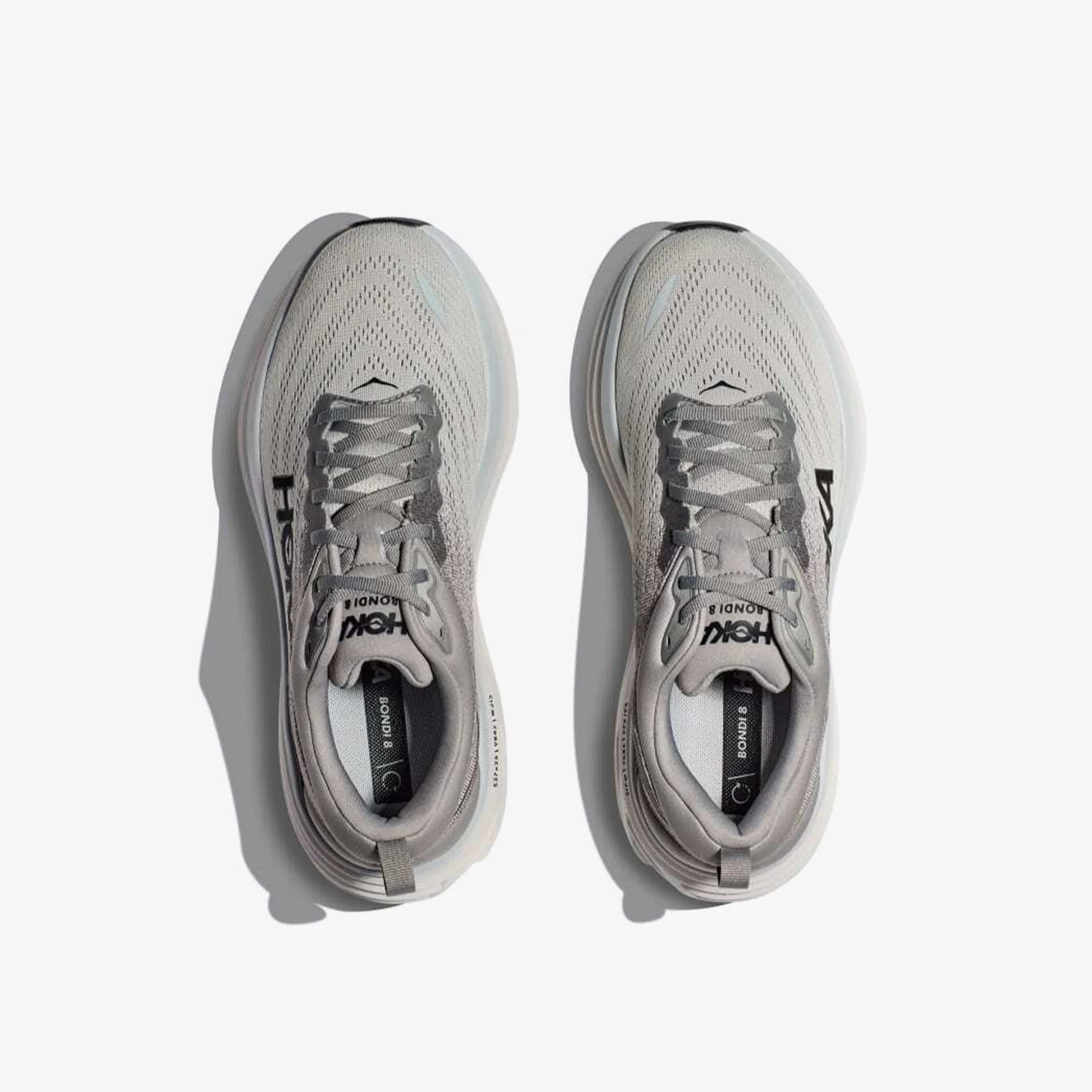 gray hoka shoe