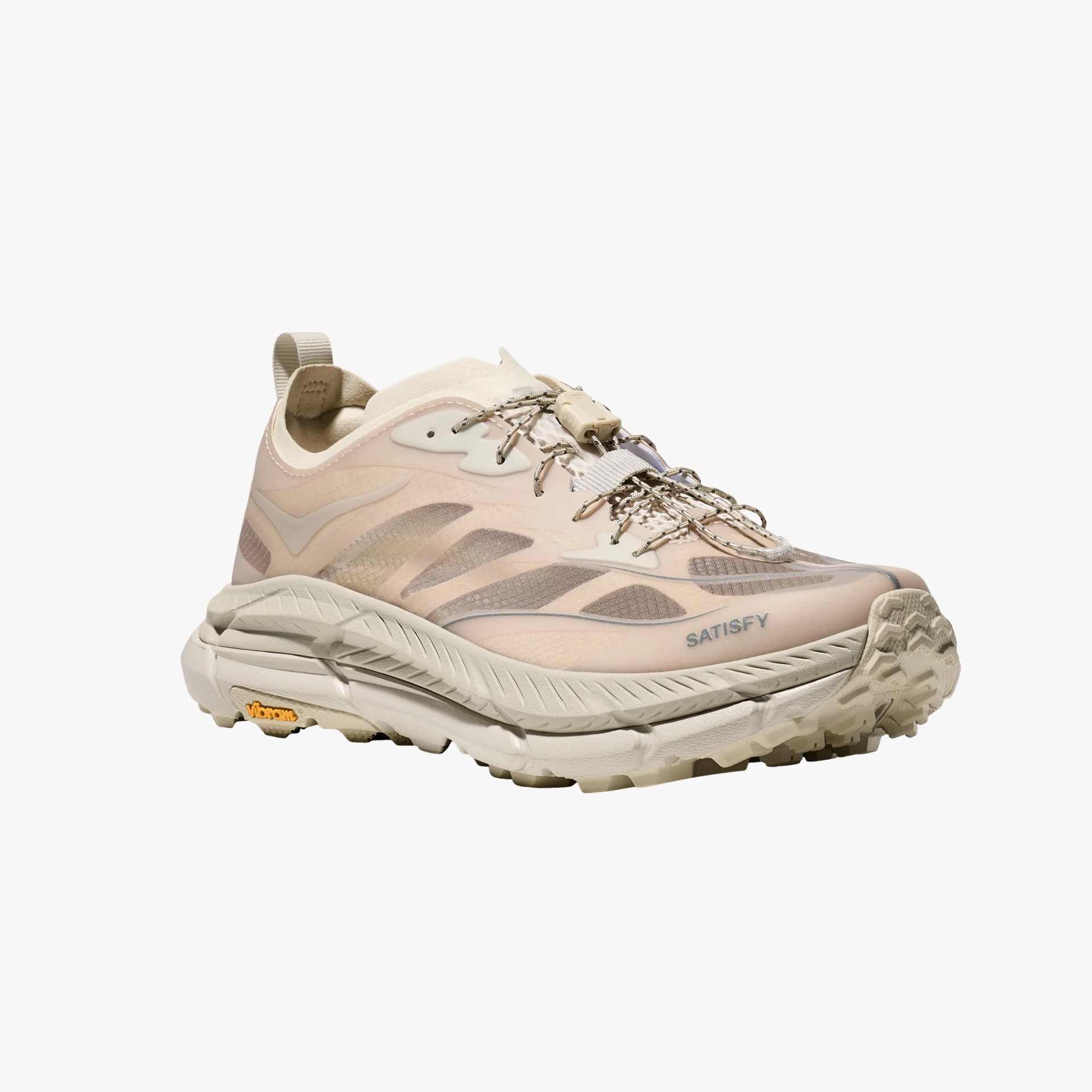 white hoka shoe
