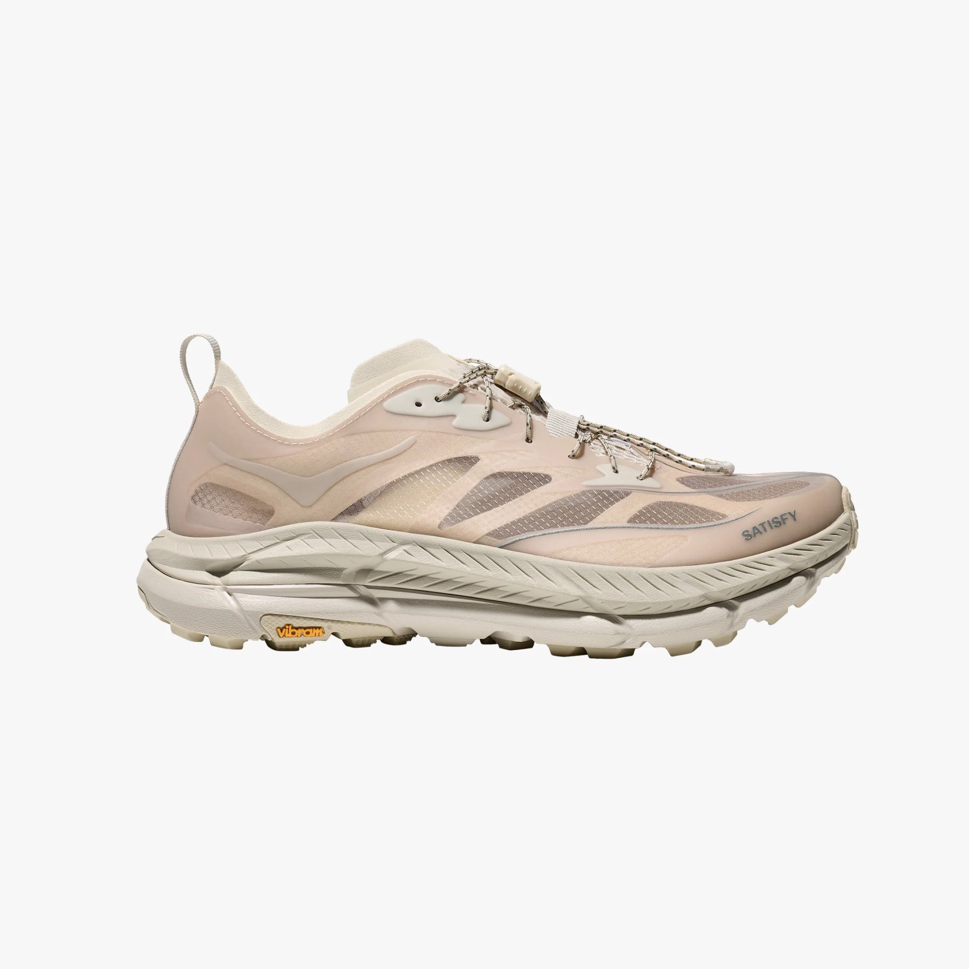 white hoka shoe