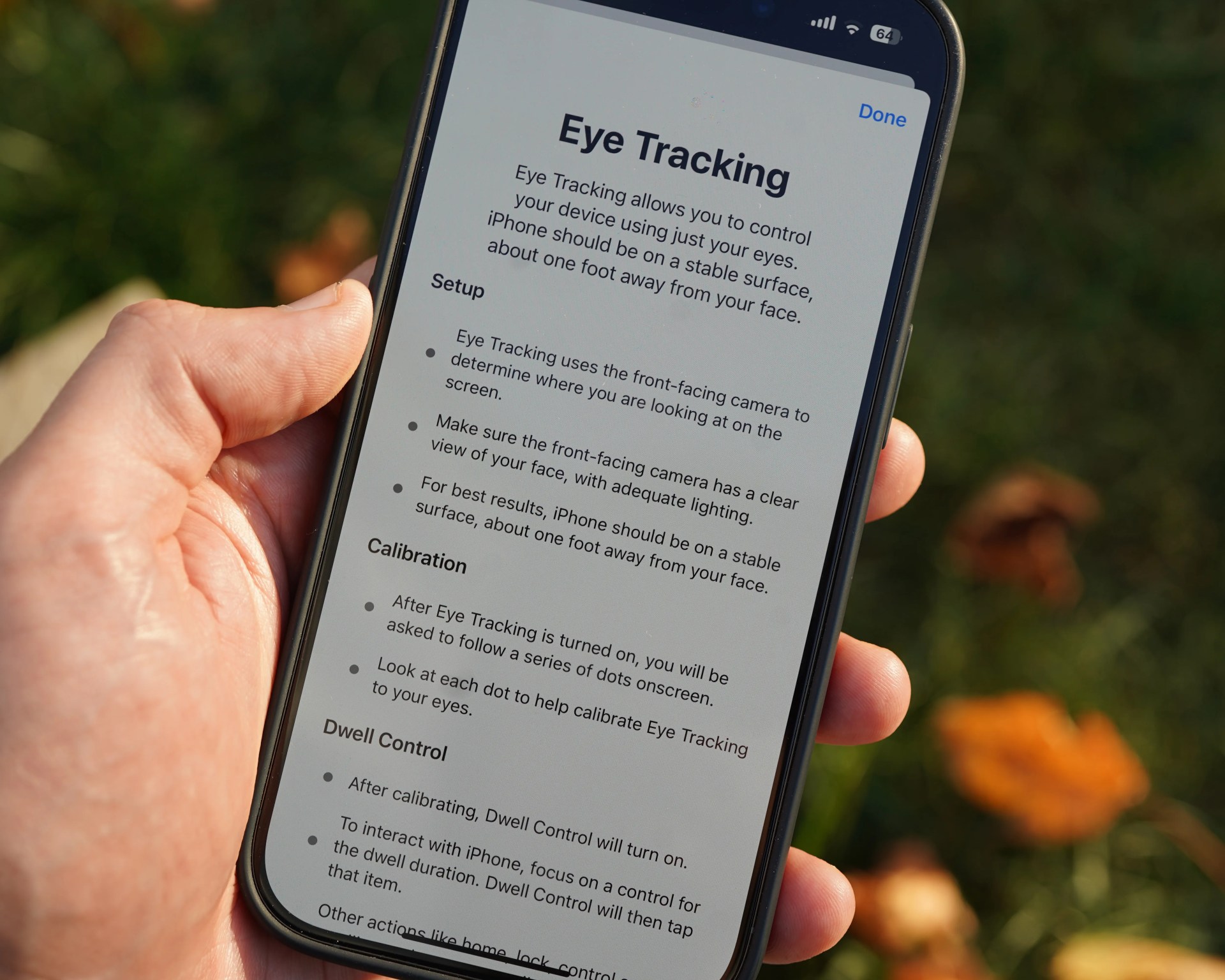 Eye Tracking on iOS 18