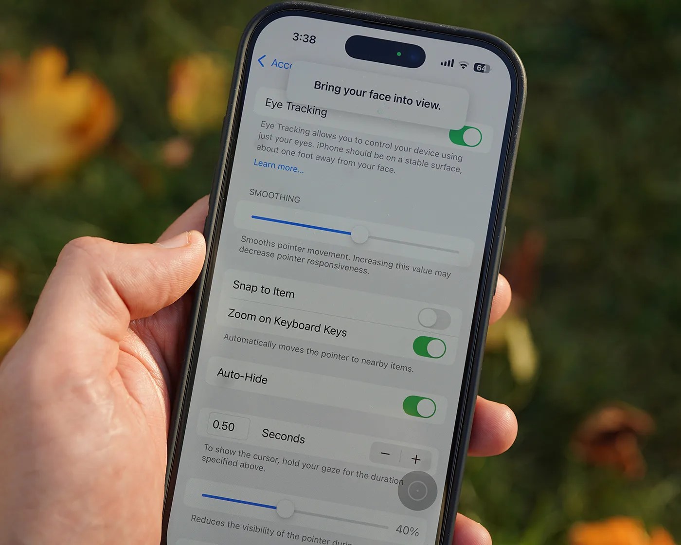 Eye Tracking on iOS 18