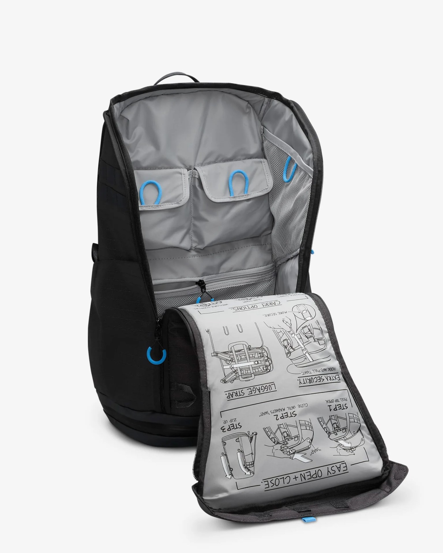 black nike backpack