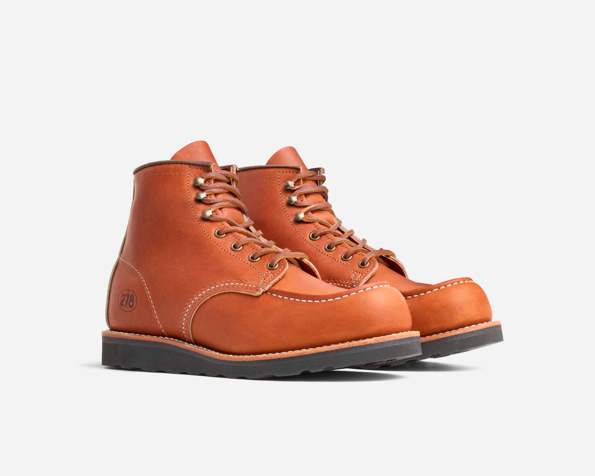 brown red wing boots